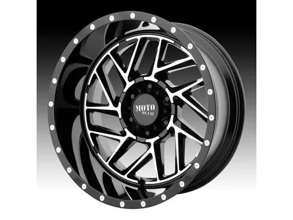 Moto Metal Breakout 20x9 6x139.70 Gloss Black Machined (0 mm)