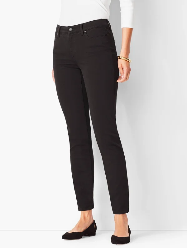 Slim Ankle Jeans - Black - 6L Talbots