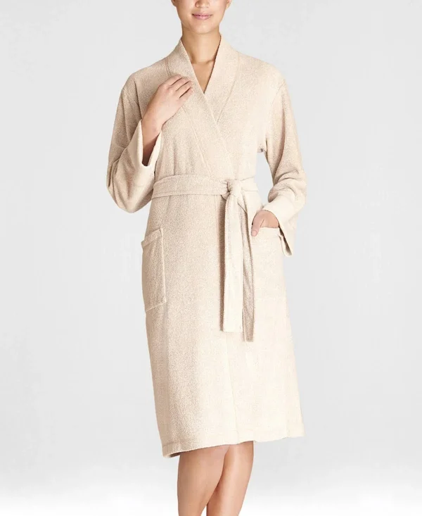 Nirvana Brushed Terry Robe, Women's, Pink, N Natori