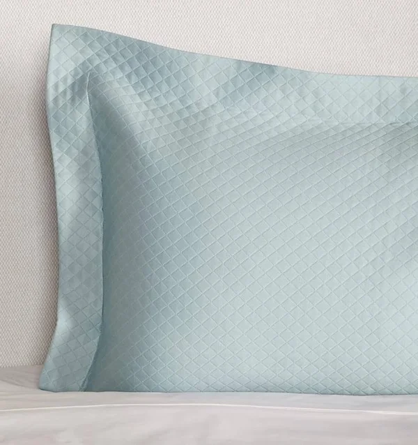 Sferra Bari Continental Sham 26x26 Aquamarine - Aquamarine