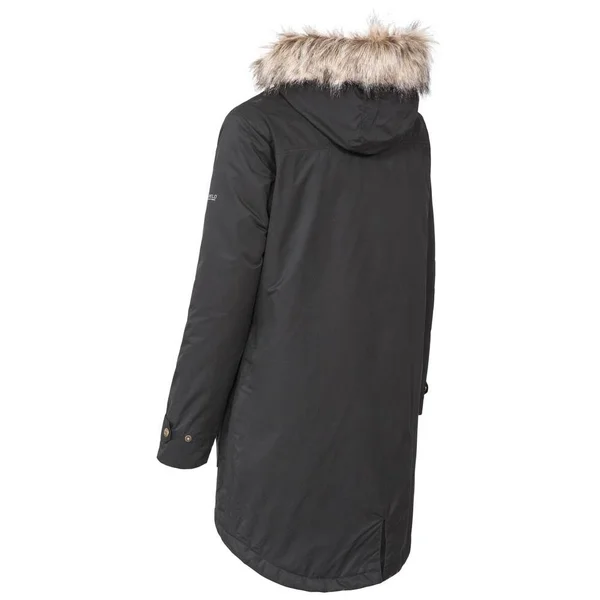 Trespass Womens/Ladies Clea Waterproof Parka Padded Jacket Black Xxs