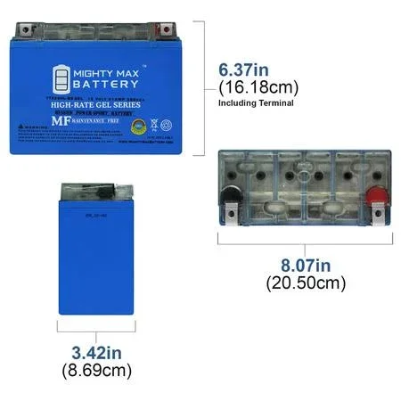Mighty Max Battery Ytx24hl-bsgel 12-Volt 21 Ah 350 CCA Gel Rechargeabl
