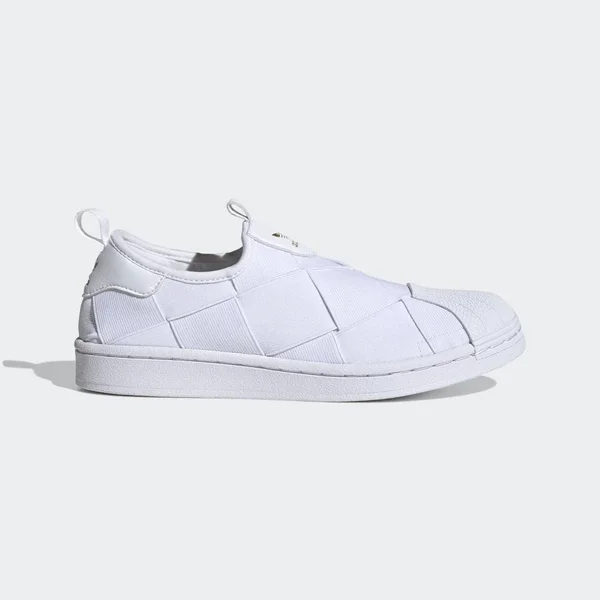 Adidas Women's Originals Superstar Slip-On Shoes - White