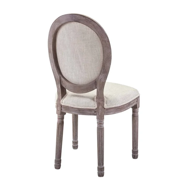 Arise Beige Fabric/Wood Dining Side Chair by Modway