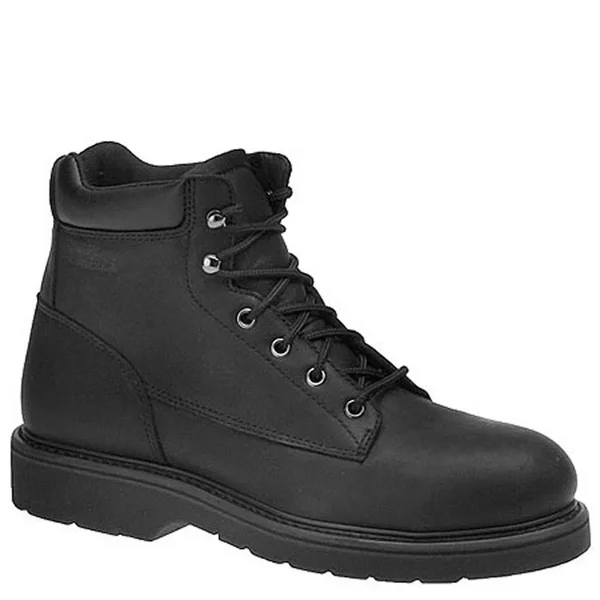 Work America Men's 6x22 Brawny Leather Work - 11.5 Black Boot E4