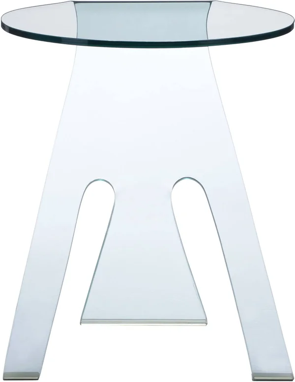 Zuo Modern Journey Side Table Clear Glass