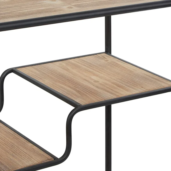 Silverwood Franklin Gunmetal Table Cart Multi-Tiered Slim