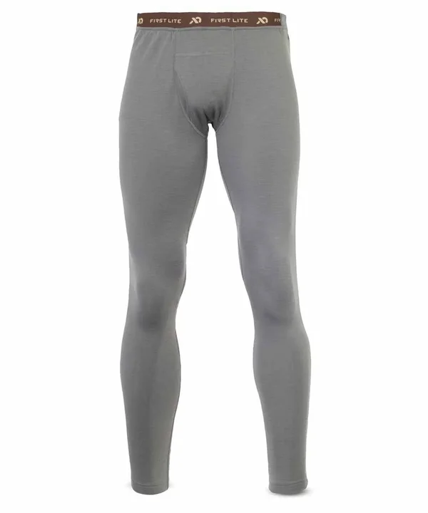 Men's Kiln Zip Off Long John Ash Grey - XXL by First Lite