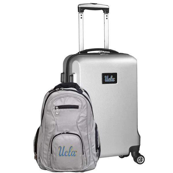 Mojo UCLA Bruins Deluxe 2-Piece Backpack and Carry on Set, Silver