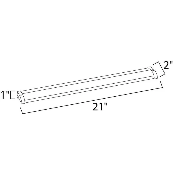 Maxim 89902WT CounterMax MX-L120-LO 21x22 Under Cabinet - White