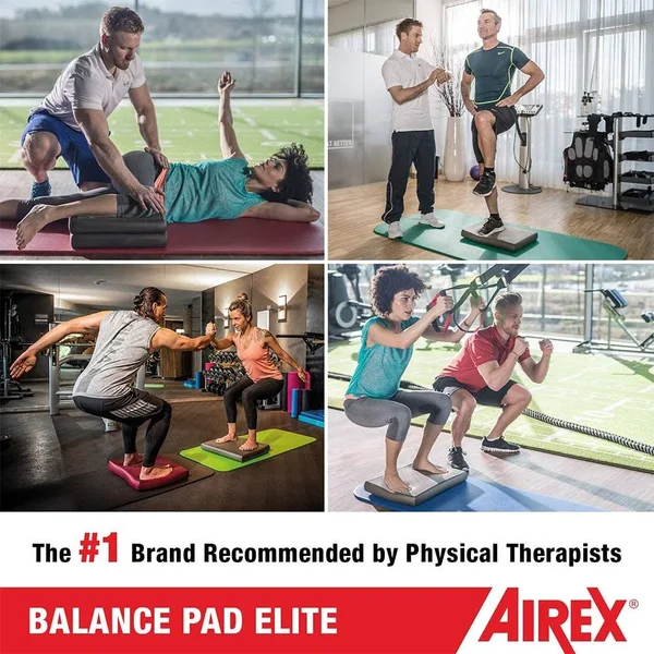 Airex Elite Gym Physical Therapy Workout Yoga Exercise Foam Balance Pad - Gray, Grey