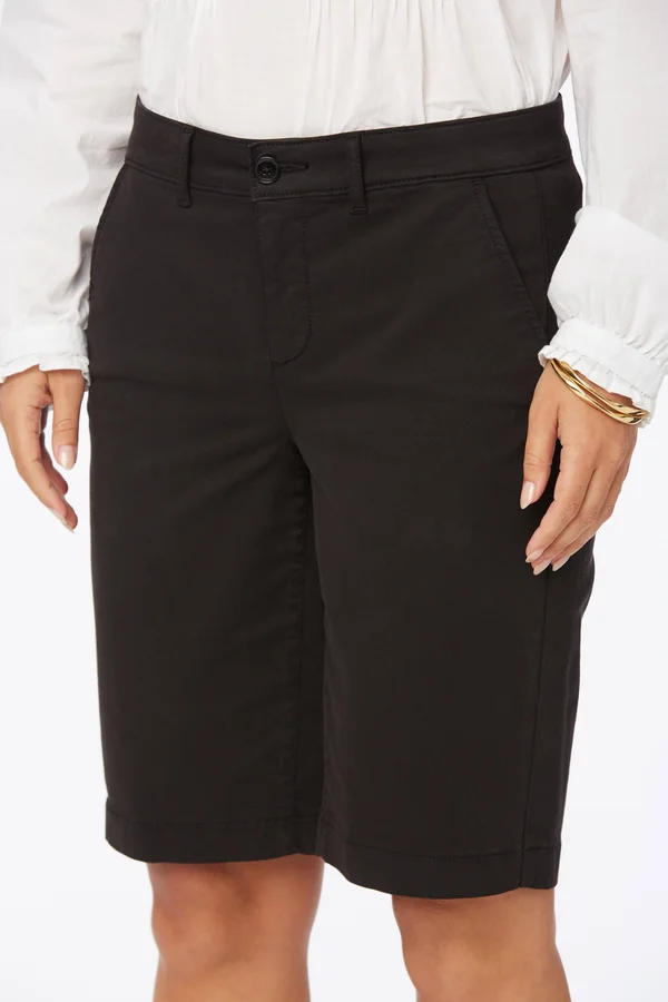 Nydj Women's Bermuda Shorts in Black, Regular, Size: 00