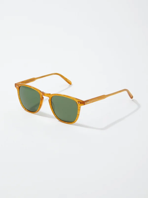 Garrett Leight Polarized Brooks - Green - Sunglasses