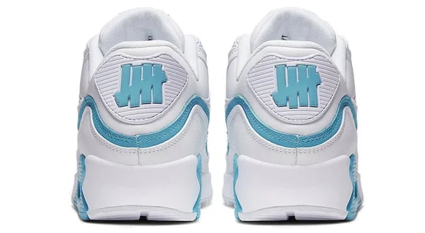 Nike Air Max 90 Undefeated White Blue Fury