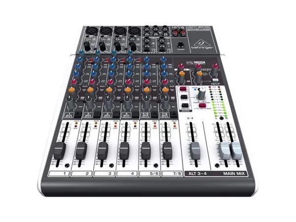 Behringer 12-Input 2-Bus Mixer - XENYX/EQ 1204USB w/ Pro DJ Bundle