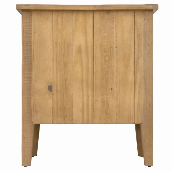 Ashford 2-Set 25-inch Reclaimed Wood Filing Cabinet with Two Drawers in Brown