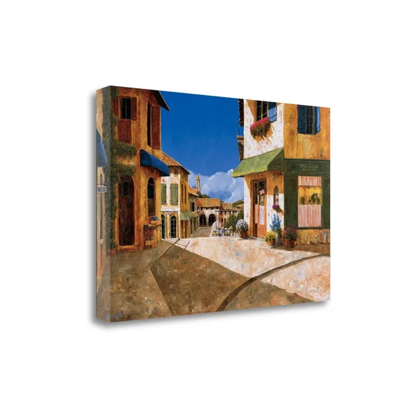 Tangletown Fine Art on My Way to The Market by Gilles Archambault, Gallery Wrap Canvas, 34x22 x 23x22