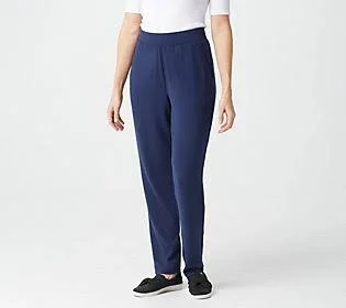 Denim & Co. Active Regular Heavenly Jersey Straight Leg - Size 5X, Navy