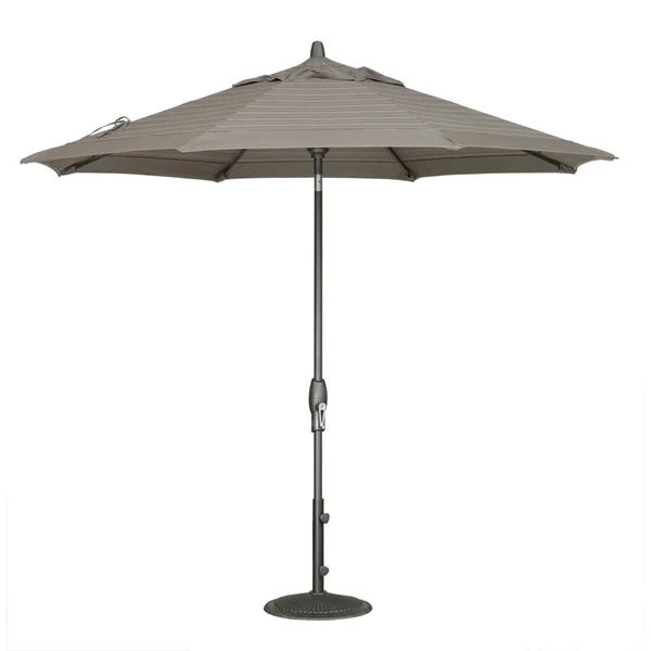 Coral Coast 9 ft. Obravia Auto Tilt Octagon Series Patio Umbrella - Bronze