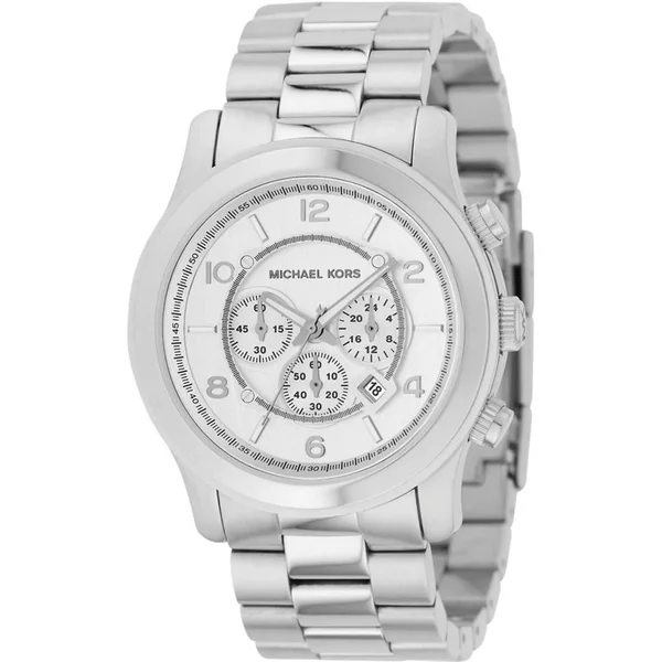 Michael Kors Mk8086 Men's Runway Stainless Steel Chronograph Watch - Silver