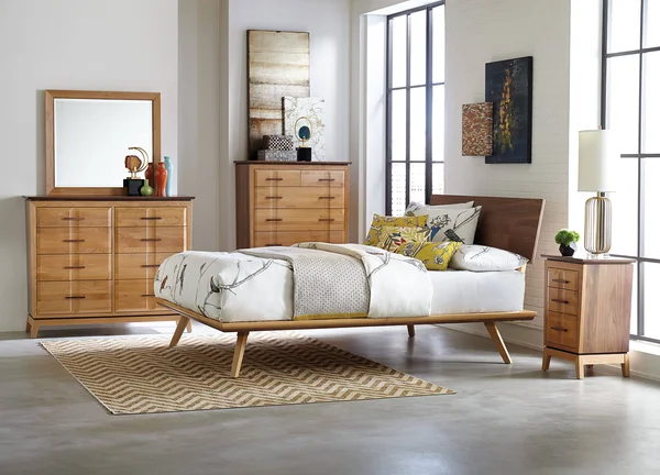 Addison Small 3-Drawer Nightstand - Duet by Wittier Wood Furniture