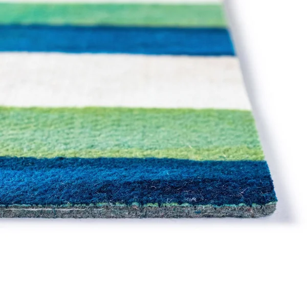 Liora Manne Visions II Painted Stripes Indoor/Outdoor Rug Blue 42x22 x 66x22