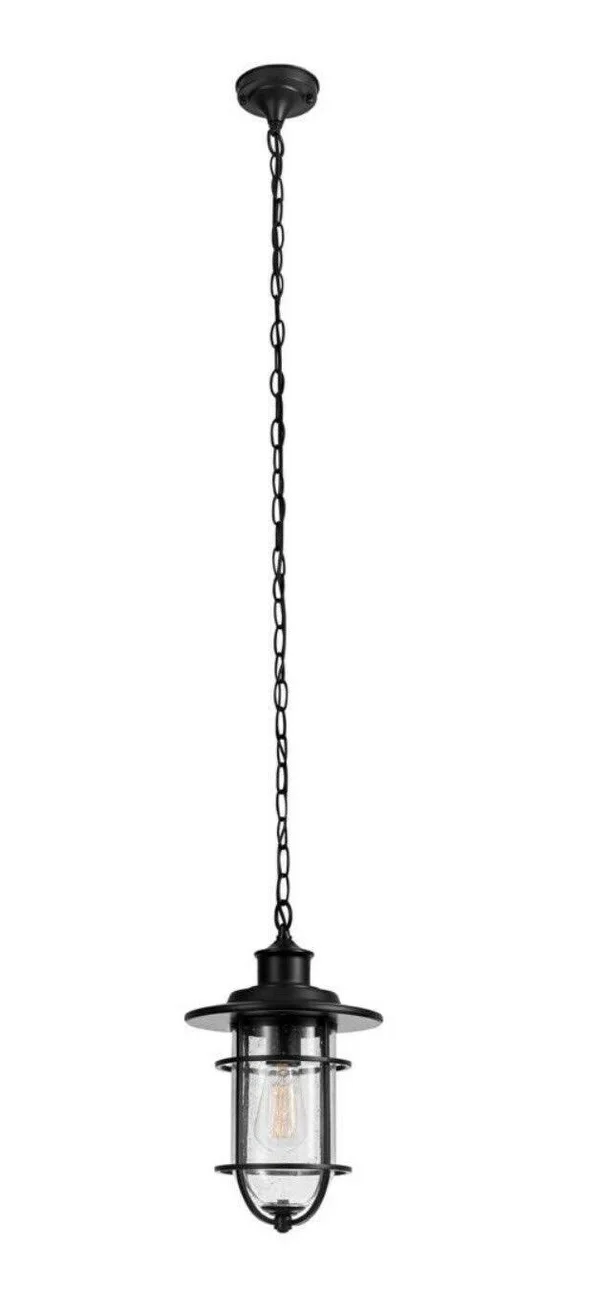 Globe Vintage Pendant - Outdoor, Black Finish