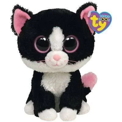Ty Beanie Boos - Pepper The Cat - 6.5 x 3 x 3.25 inches