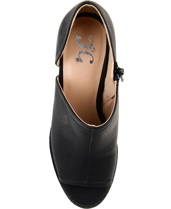 Women's Journee Collection Hartli Bootie - Black - Size 8.5