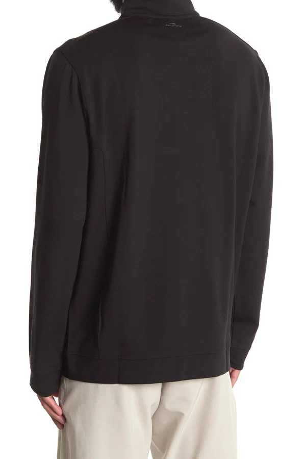 Adidas Adipure Modern Tech Black Mens Golf 1/4 Zip