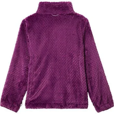 Columbia Girls& Bugaboo II Fleece interchange Jacket - Medium - Plum Leafscape Print