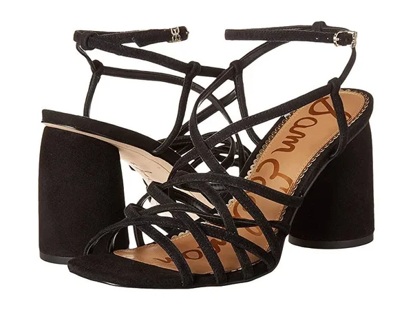 Sam Edelman Black Daffodil Strappy Sandals