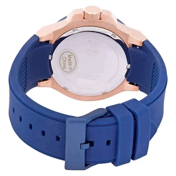 Guess Men's Rigor Blue Dial Watch - W0247G3