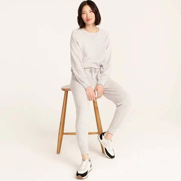 J.Crew Womens Jogger Pant in Cotton-Cashmere (Size 3X)