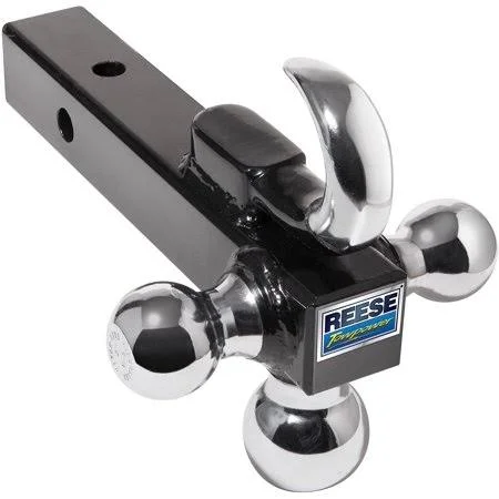 Reese 7031400 Tri-Ball Mount with Hook - Hitch Ball Sizes of 1-7/8 Inches 2 Inches and 2-5/16 Inches by Visit The Reese Towpower