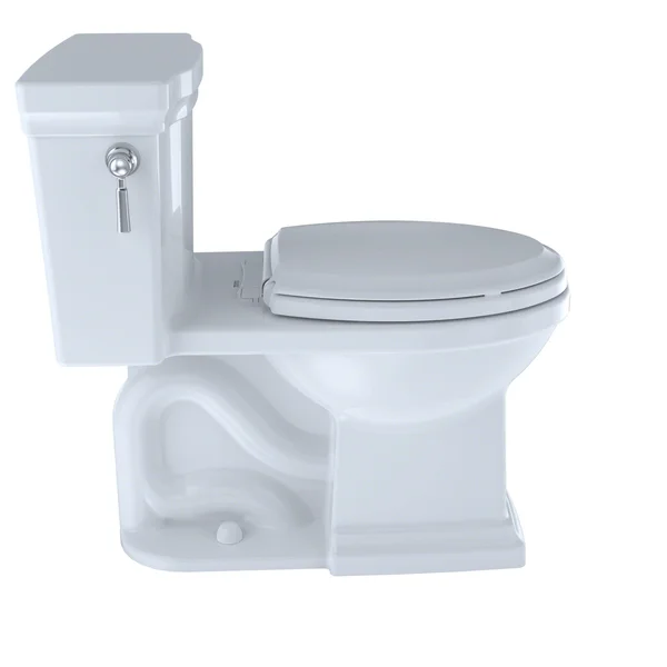 Toto Promenade II One-Piece Elongated 1.28 GPF Toilet with CeFiONtect and Right-Hand Trip Lever - Cotton White (MS814224CEFRG#01)