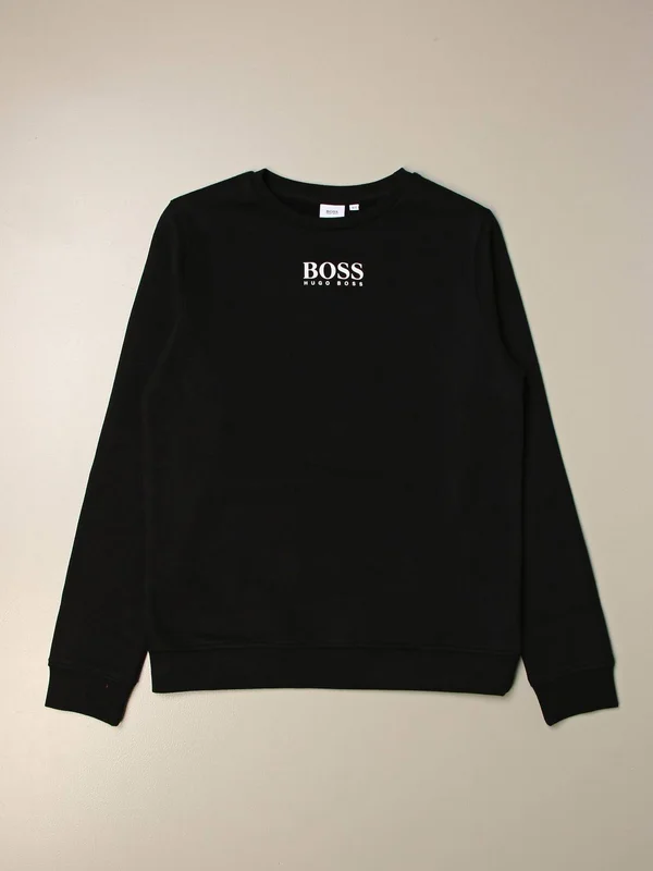 Boss - Kids - Logo Sweatshirt - Sweatshirts, Black