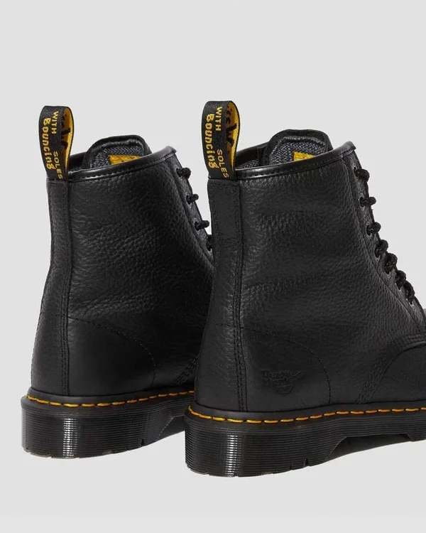 Dr. Martens Men's Steel Toe Boots - Black, Size 6