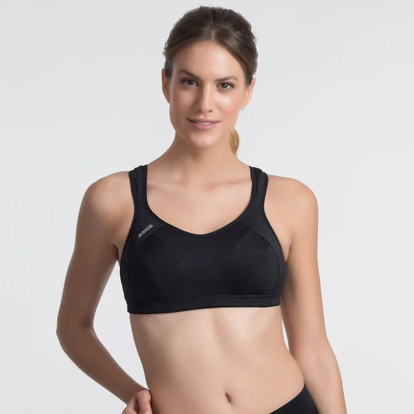 Shock Absorber Active Multi Sports Support Bra Black - 34FF, D