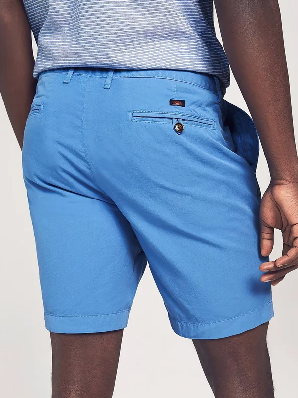 Faherty Men's Cloud Cotton Harbor Short - Faded Cobalt - Size 29