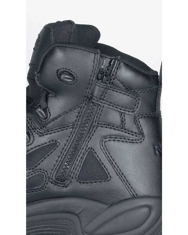 Reebok 6x22 Rapid Response RB Side-Zip Waterproof Boots, Men's Black