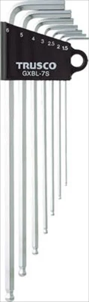 TRUSCO Allen Set GXBL-7S Long Ball Point 7 Pcs