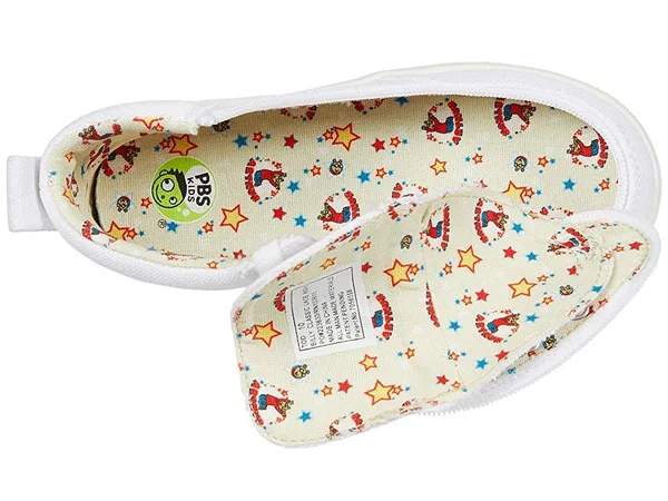 Billy Footwear Kids Classic Lace High Arthur Celebration (Toddler) Kid's Shoes White : 7 Toddler M