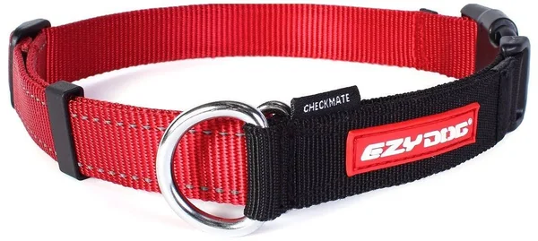 EzyDog Checkmate Collar - Medium, Red