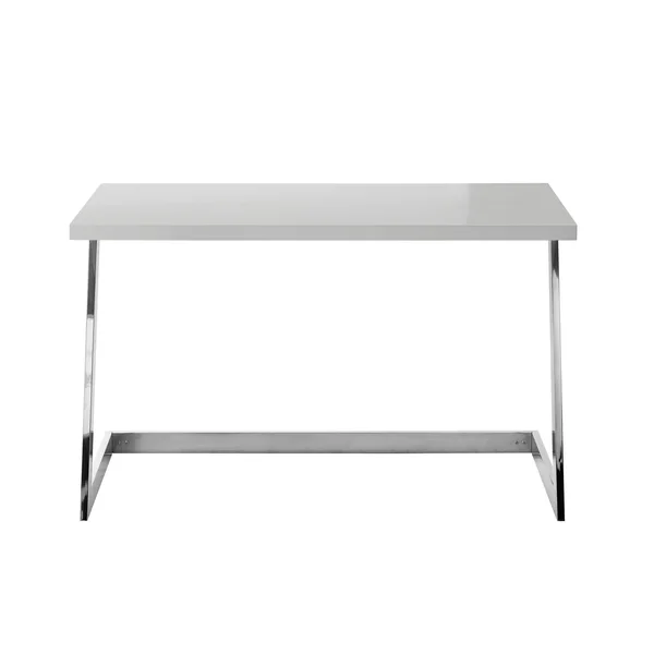 Kali Writing Desk Light Grey/Chrome