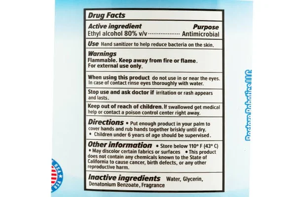 1 Gallon Alcohol Based Hand Sanitizer, 128 oz from CablesAndKits.com