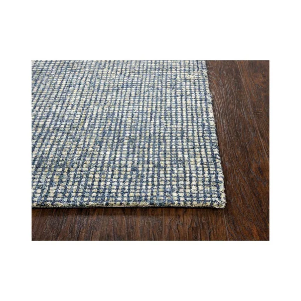 Rizzy Home TALTAL10100091818 18 x 18 in. Talbot Area Rug Sample - Blue, As shown