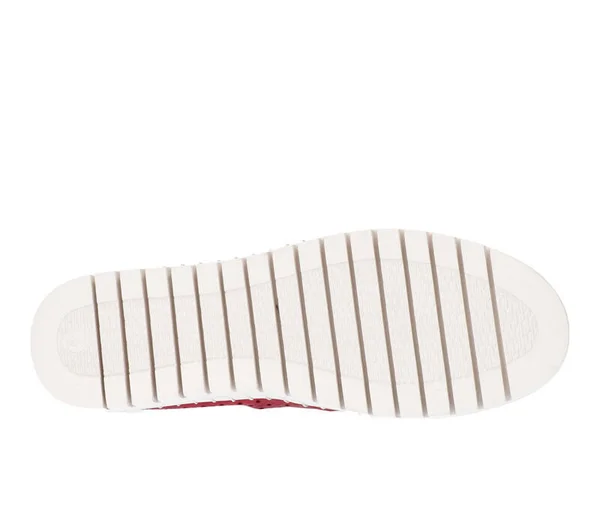 Easy Street Fresh Women's Slip-On Sneakers, Size: 9.5 Wide, Red