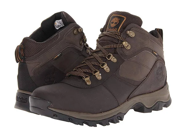 Timberland Men's Mt. Maddsen Mid Waterproof Hiking Boots, 10.5 Wide, Dark Brown
