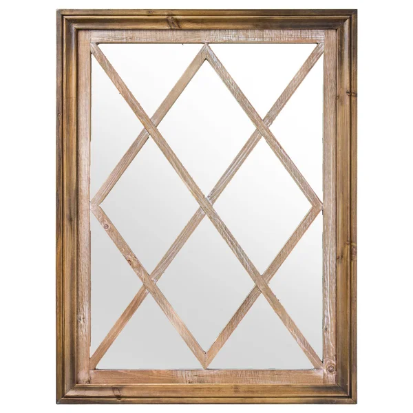 Rustic Window Pane Wall Vanity Mirror